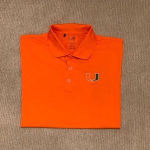Adidas Miami Hurricane Golf Polo